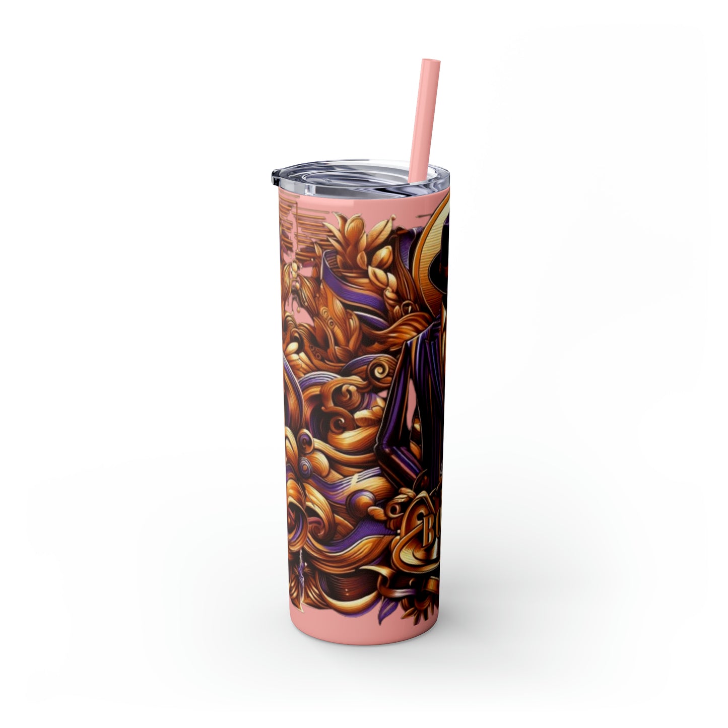 Boss Skinny Tumbler with Straw, 20oz