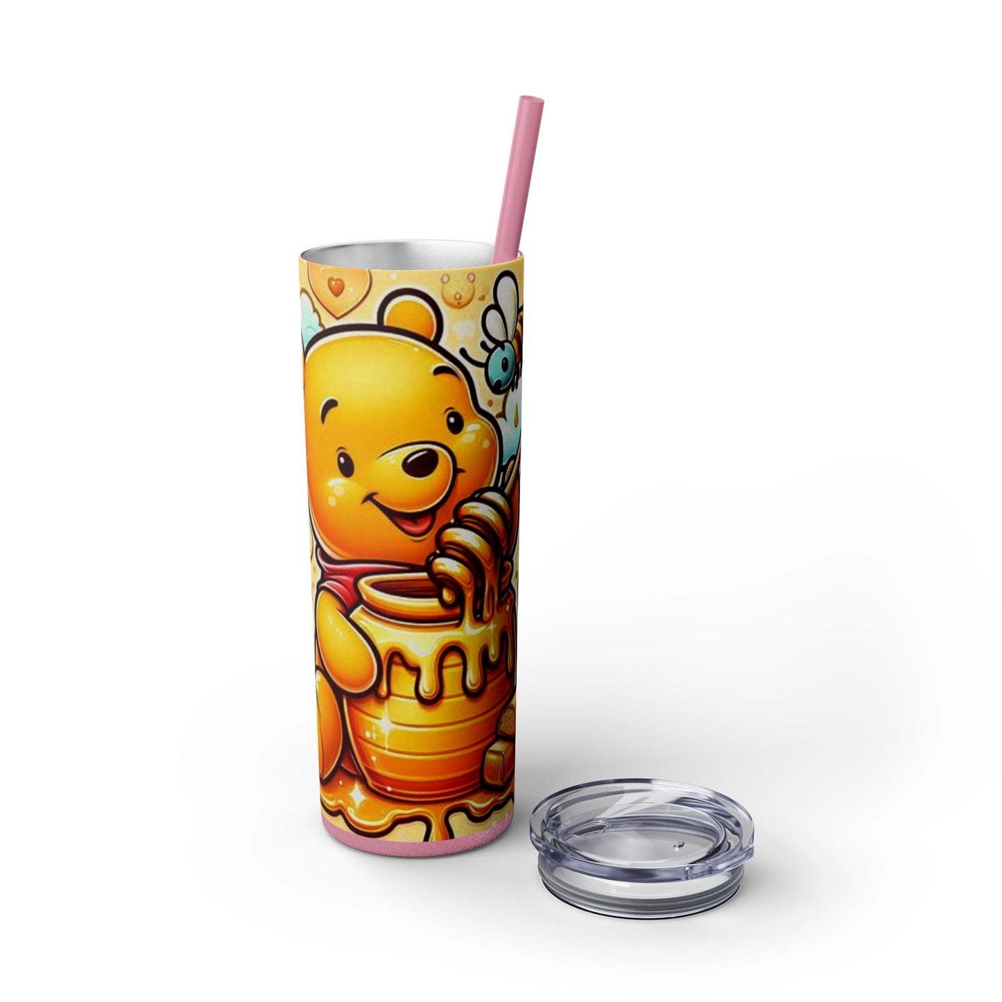 Winnie the Pooh  Skinny Tumbler with Straw, 20oz