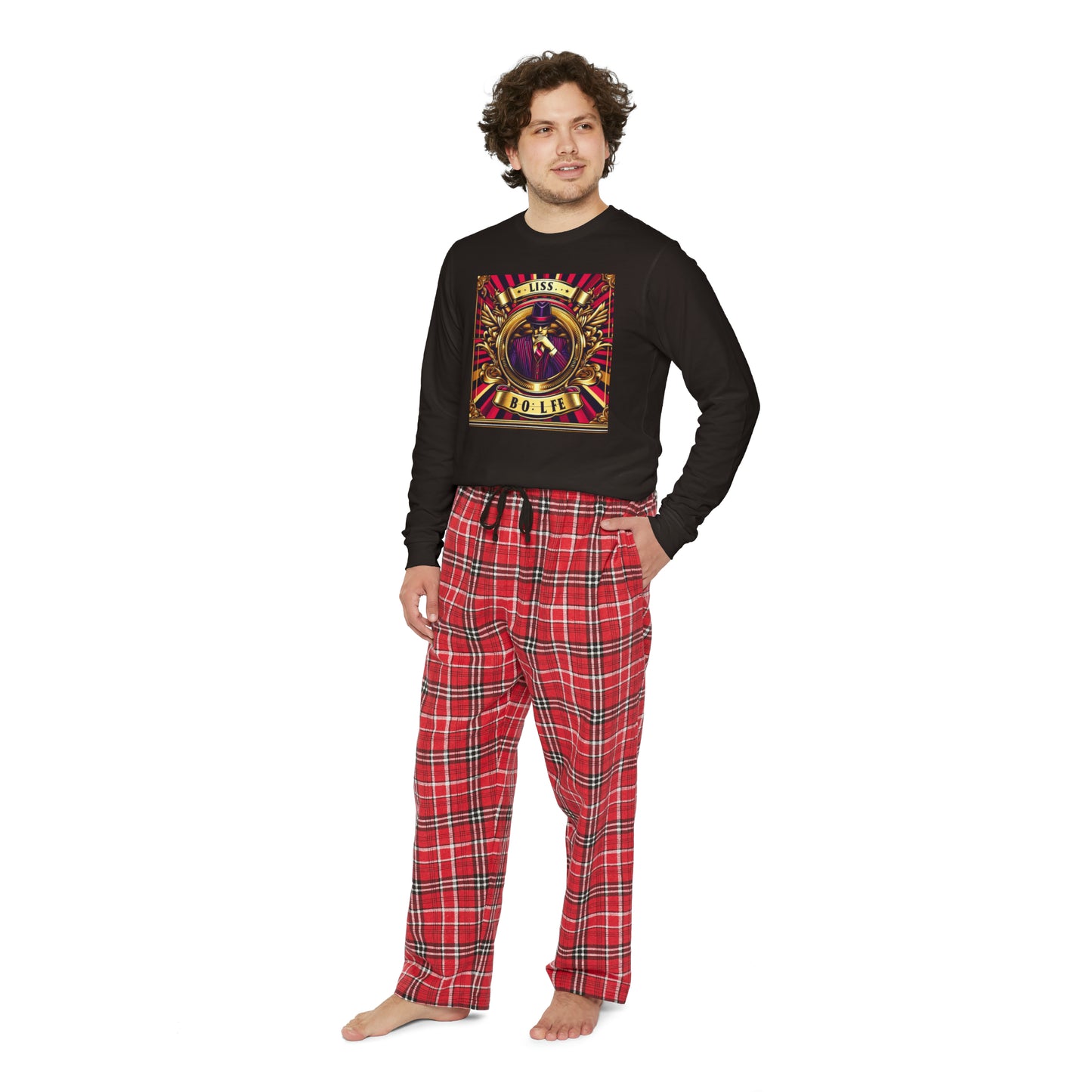 Men's Long Sleeve Pajama Set