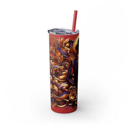 Boss Skinny Tumbler with Straw, 20oz