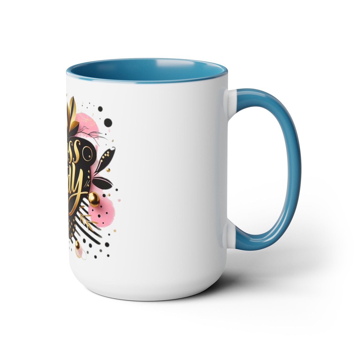 Two-Tone Coffee Mugs, 15oz