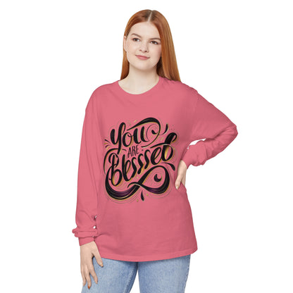 Unisex Garment-dyed Long Sleeve T-Shirt