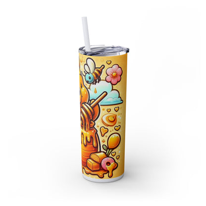 Winnie the Pooh  Skinny Tumbler with Straw, 20oz