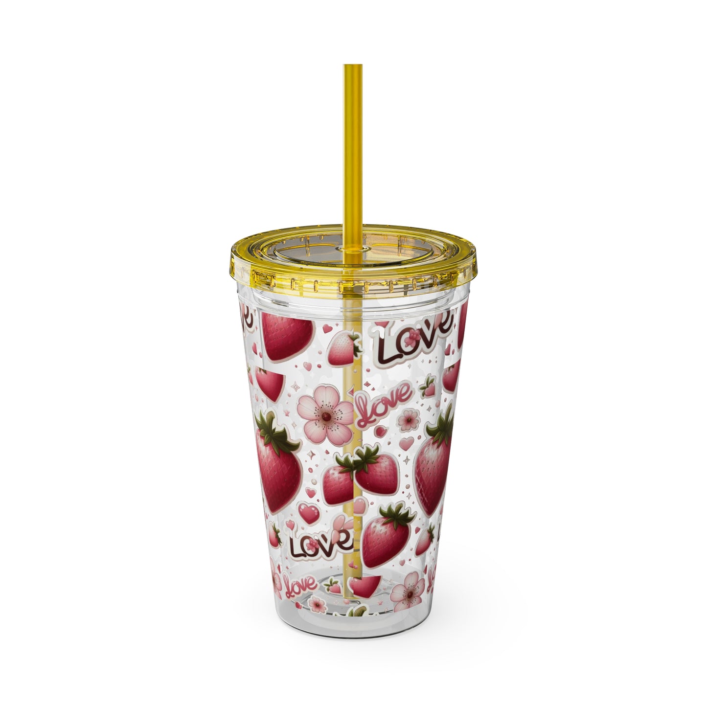 Sunsplash Tumbler with Straw, 16oz