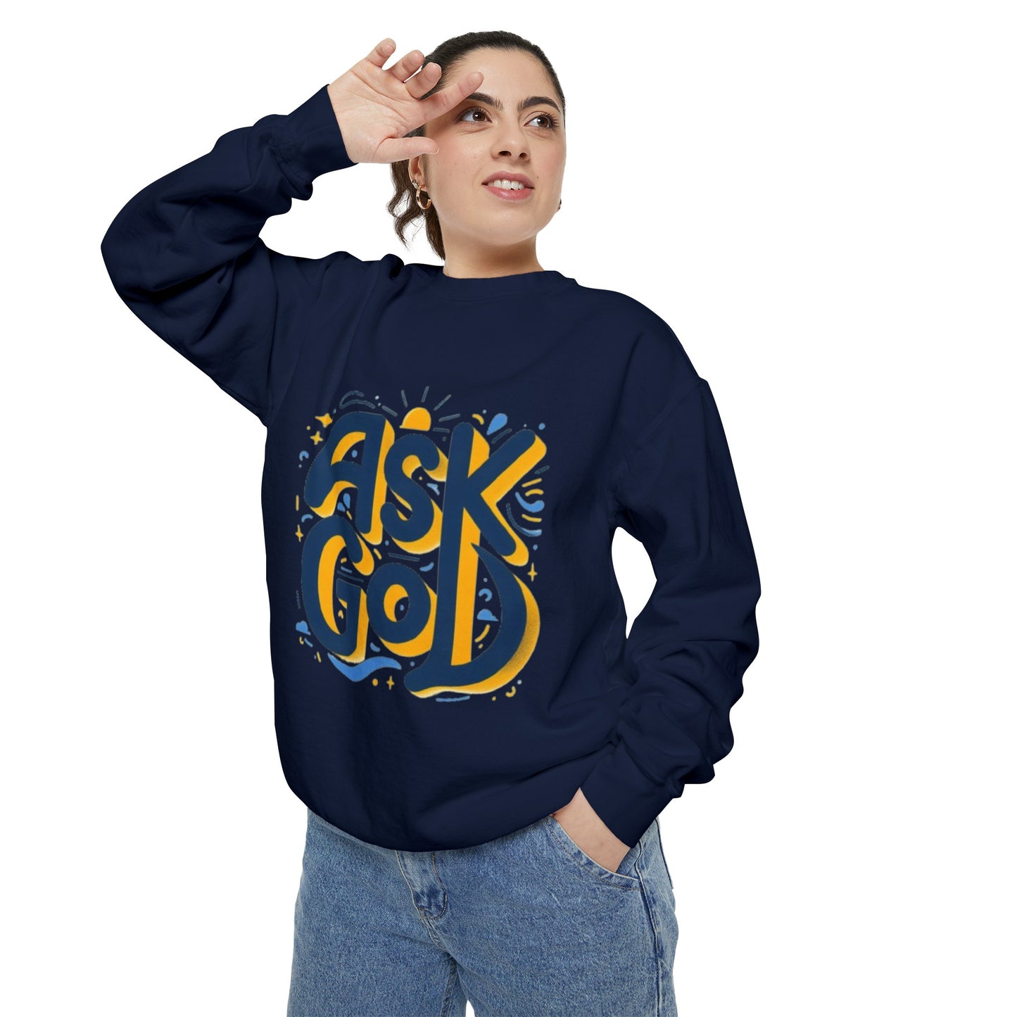 Unisex Garment-Dyed Sweatshirt