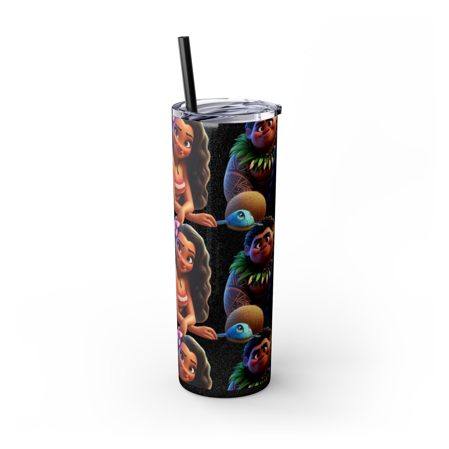 Moana Skinny Tumbler with Straw