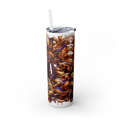 Boss Skinny Tumbler with Straw, 20oz