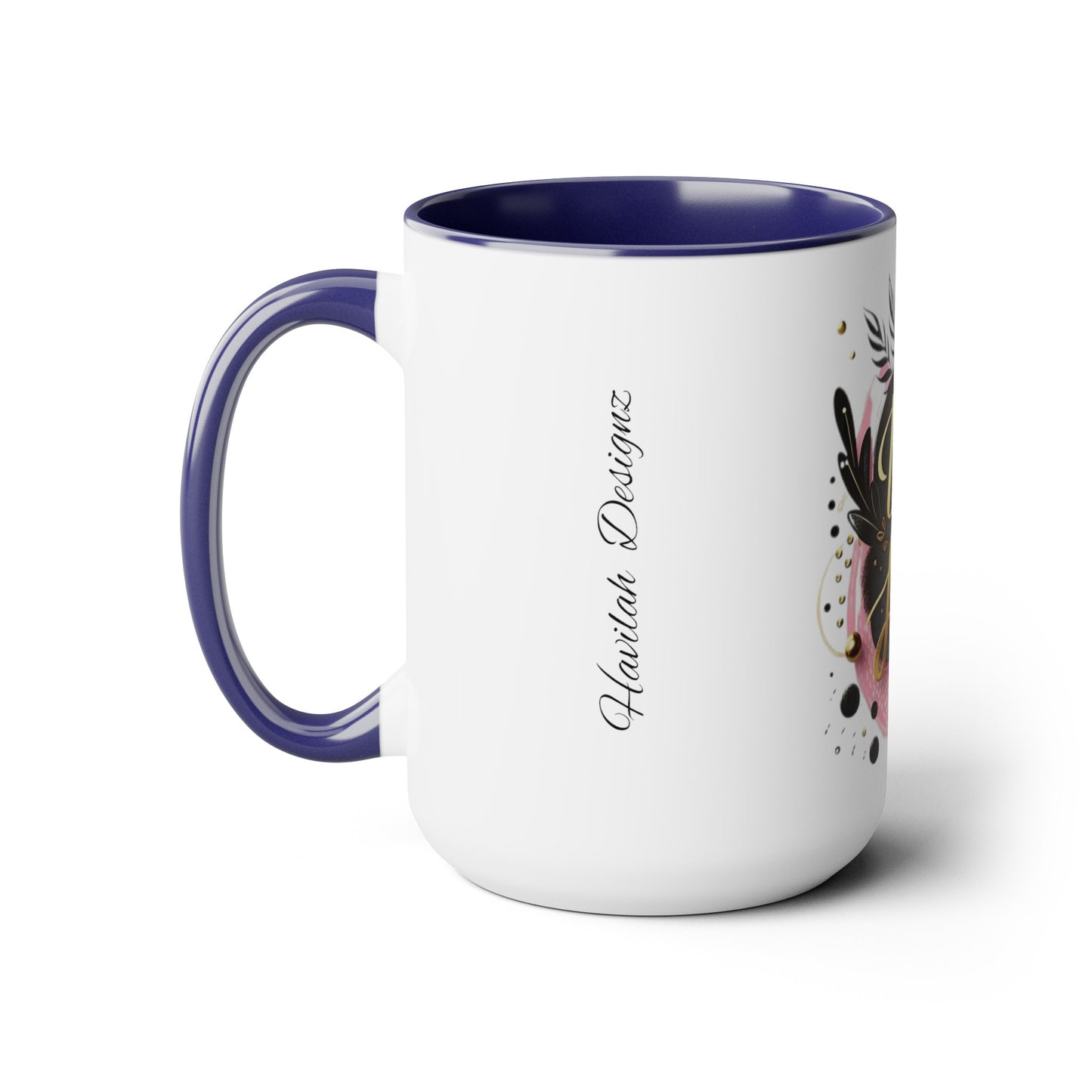 Two-Tone Coffee Mugs, 15oz