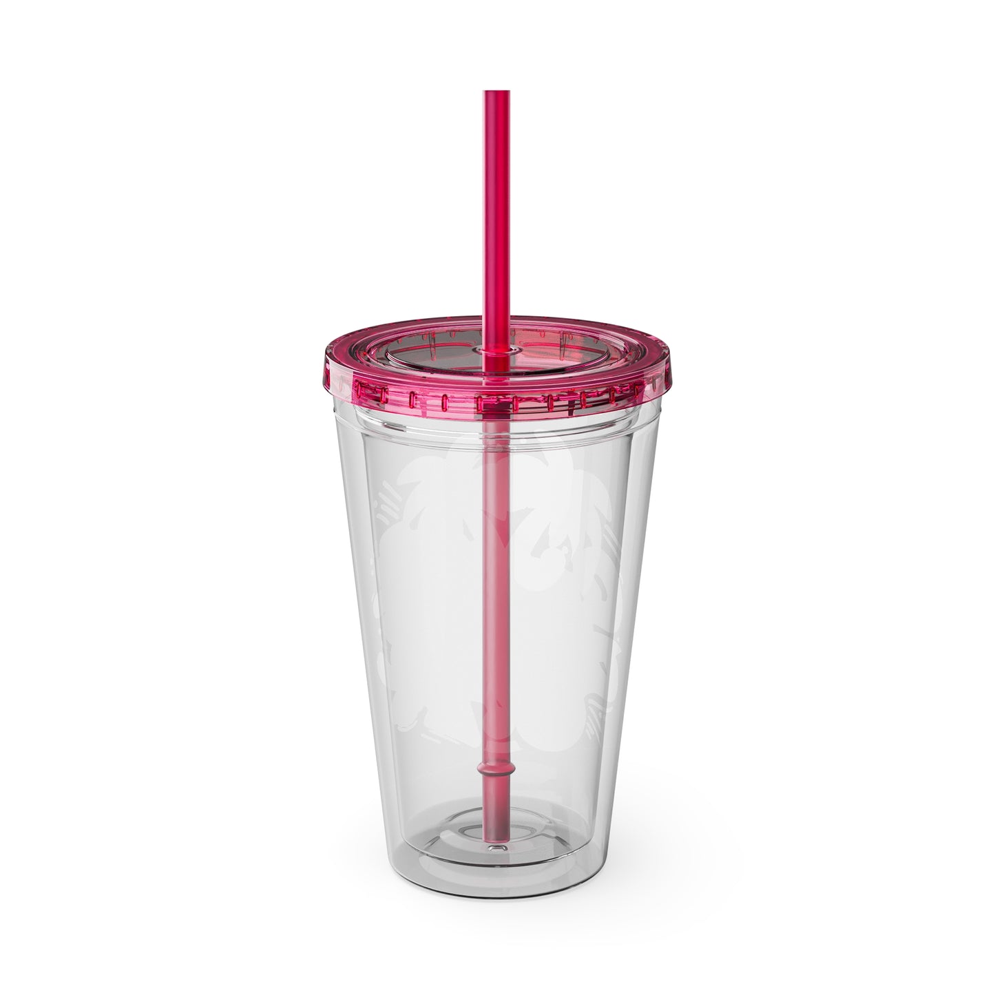 Summer Vibes Tumbler with Straw, 16oz