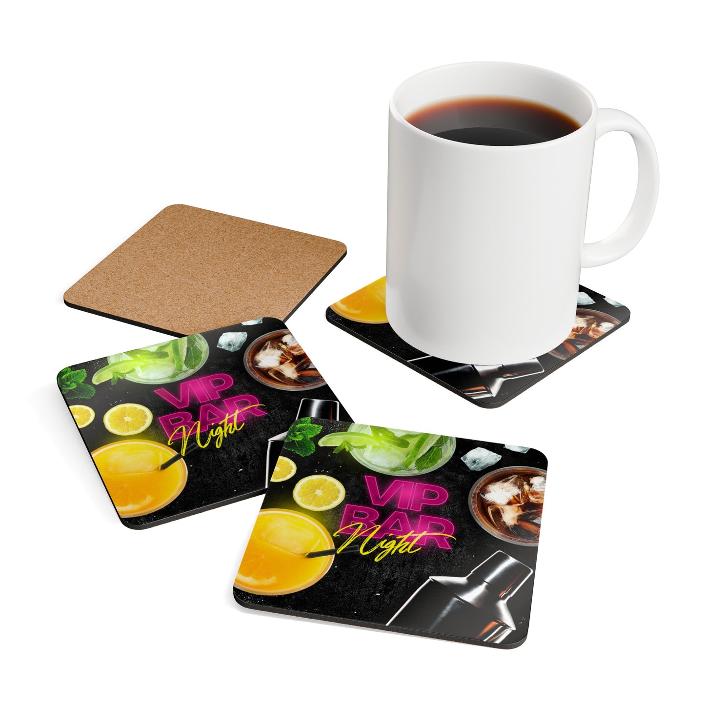 VIP Bar Night Coaster Set