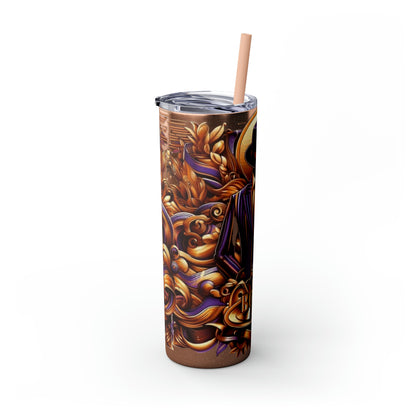 Boss Skinny Tumbler with Straw, 20oz