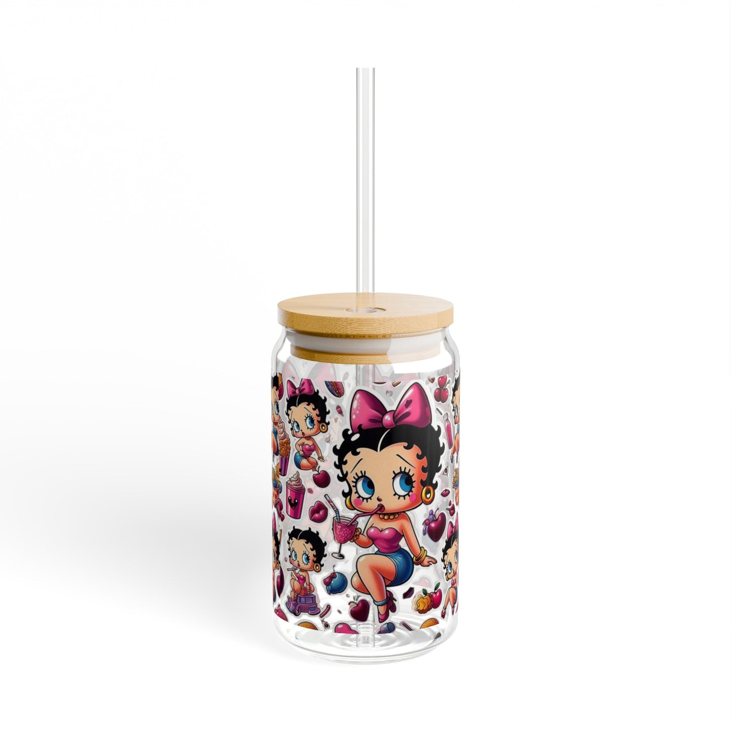 Betty Boop Sipper Glass