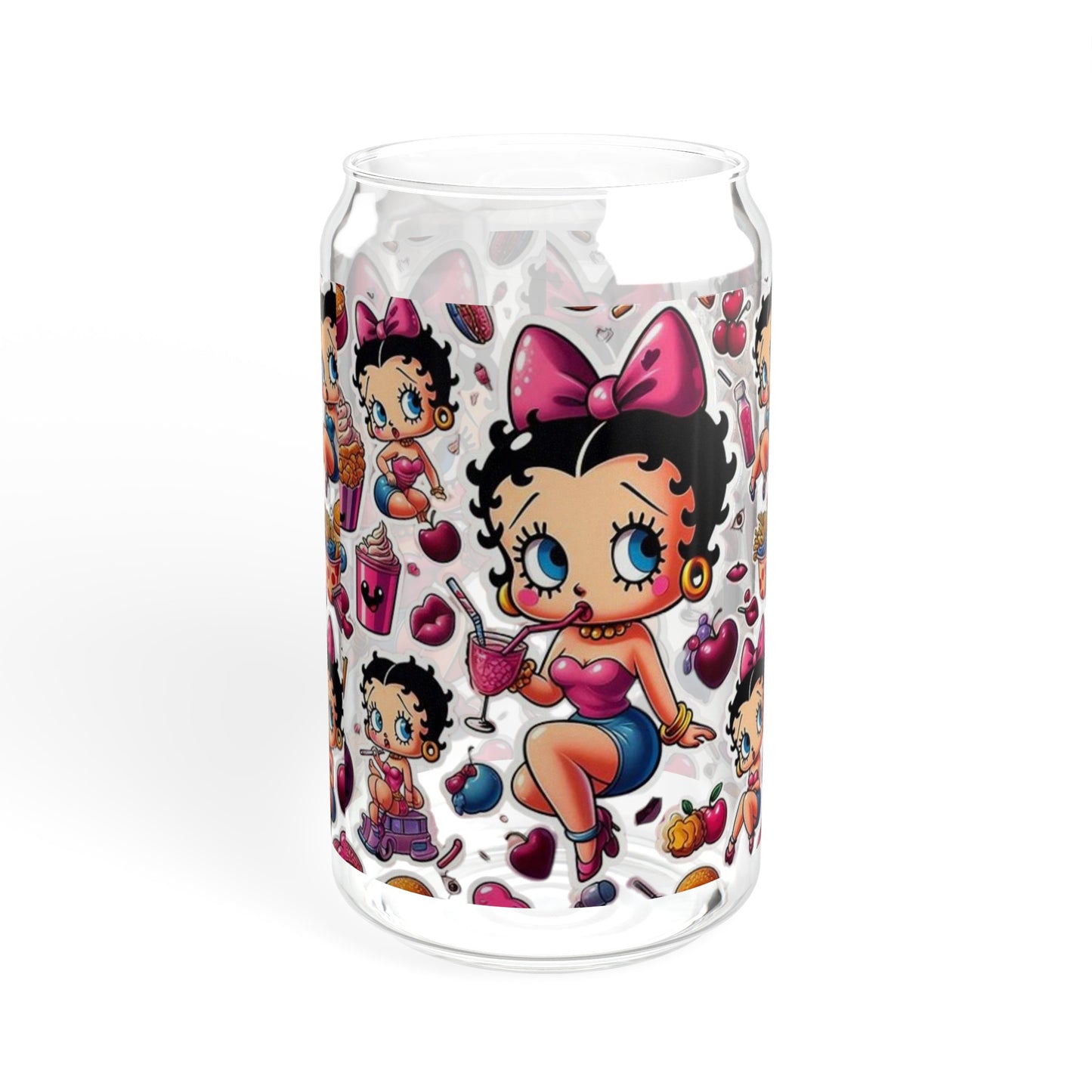 Betty Boop Sipper Glass