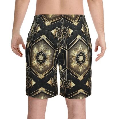 Men's Elastic Beach Shorts