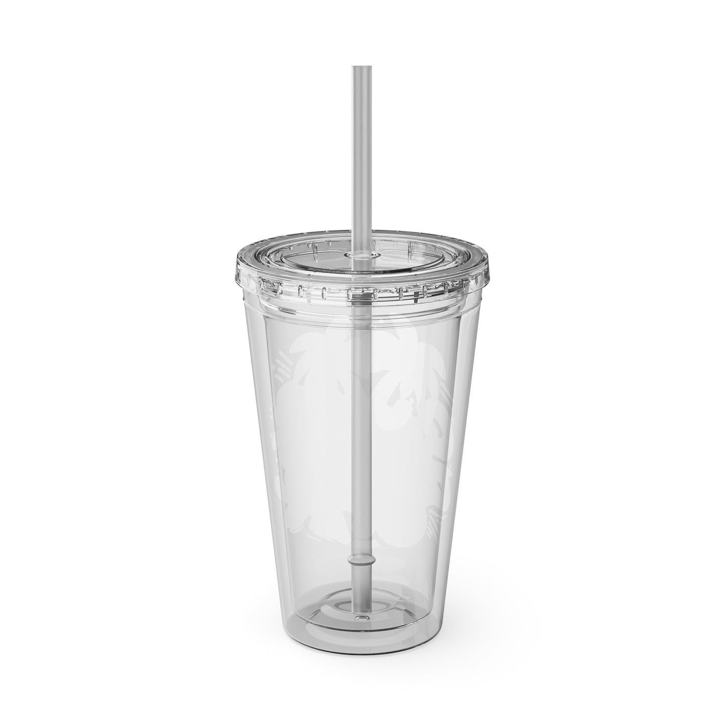 Summer Vibes Tumbler with Straw, 16oz