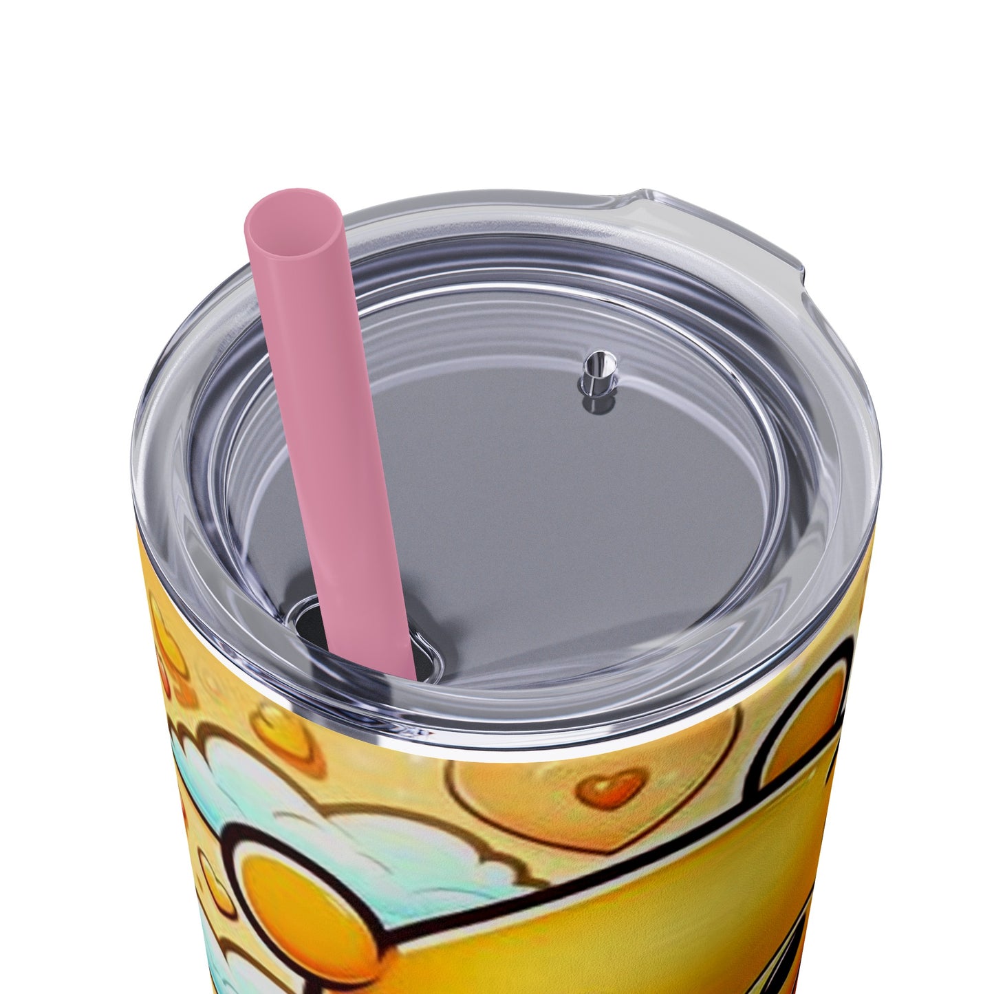 Winnie the Pooh  Skinny Tumbler with Straw, 20oz