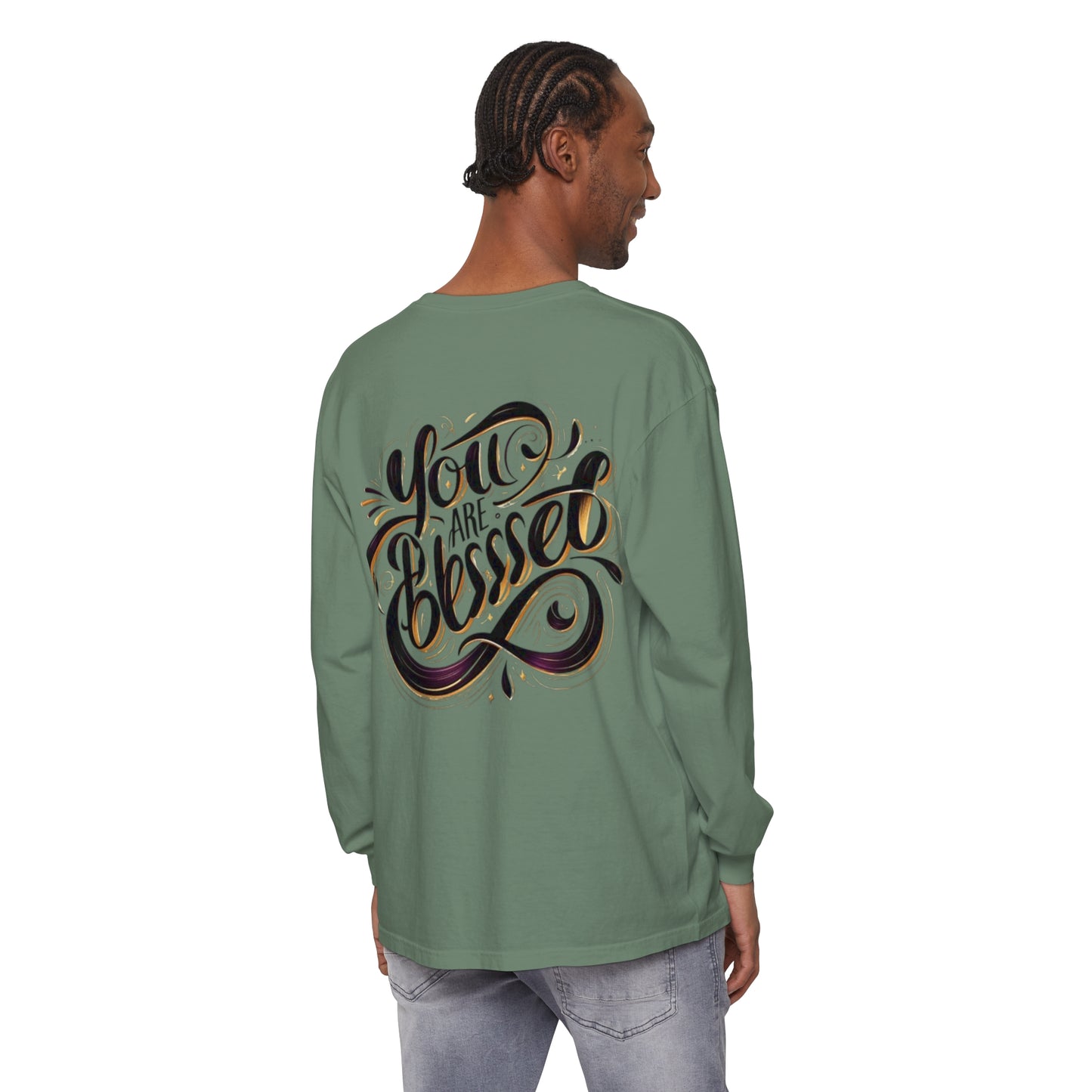 Unisex Garment-dyed Long Sleeve T-Shirt