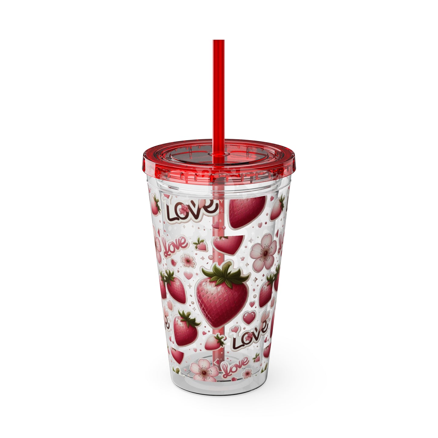 Sunsplash Tumbler with Straw, 16oz