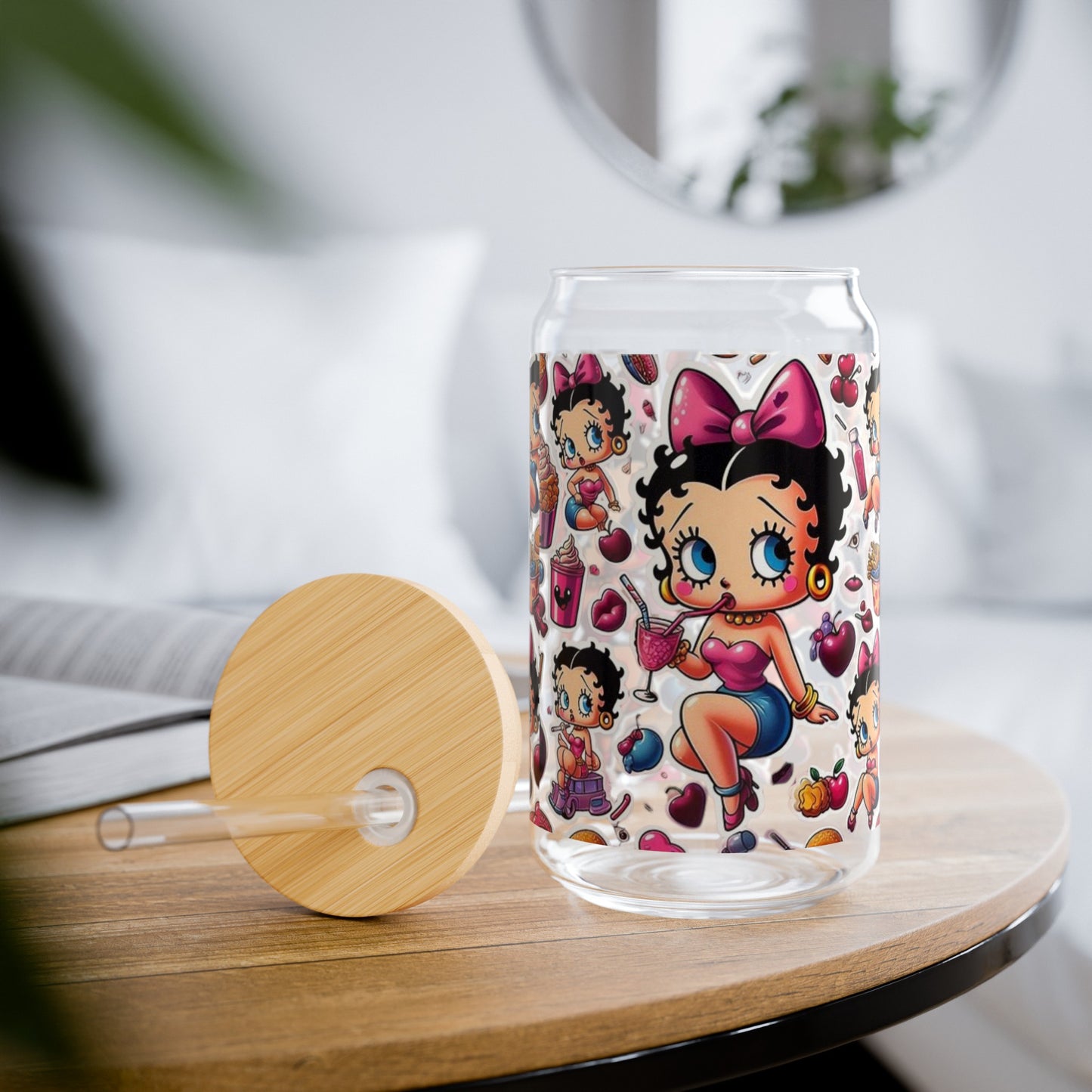 Betty Boop Sipper Glass