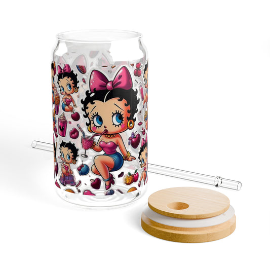 Betty Boop Sipper Glass