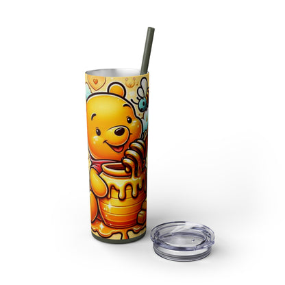 Winnie the Pooh  Skinny Tumbler with Straw, 20oz