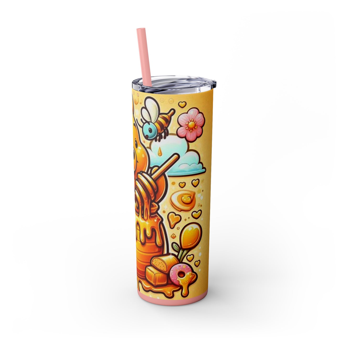 Winnie the Pooh  Skinny Tumbler with Straw, 20oz