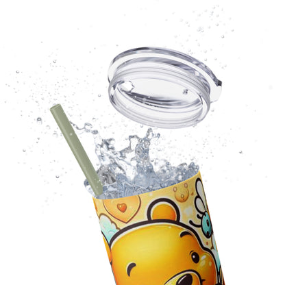 Winnie the Pooh  Skinny Tumbler with Straw, 20oz