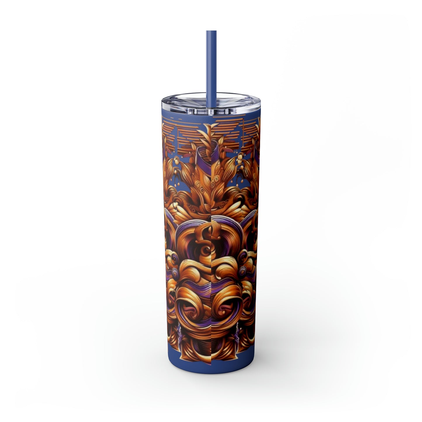 Boss Skinny Tumbler with Straw, 20oz