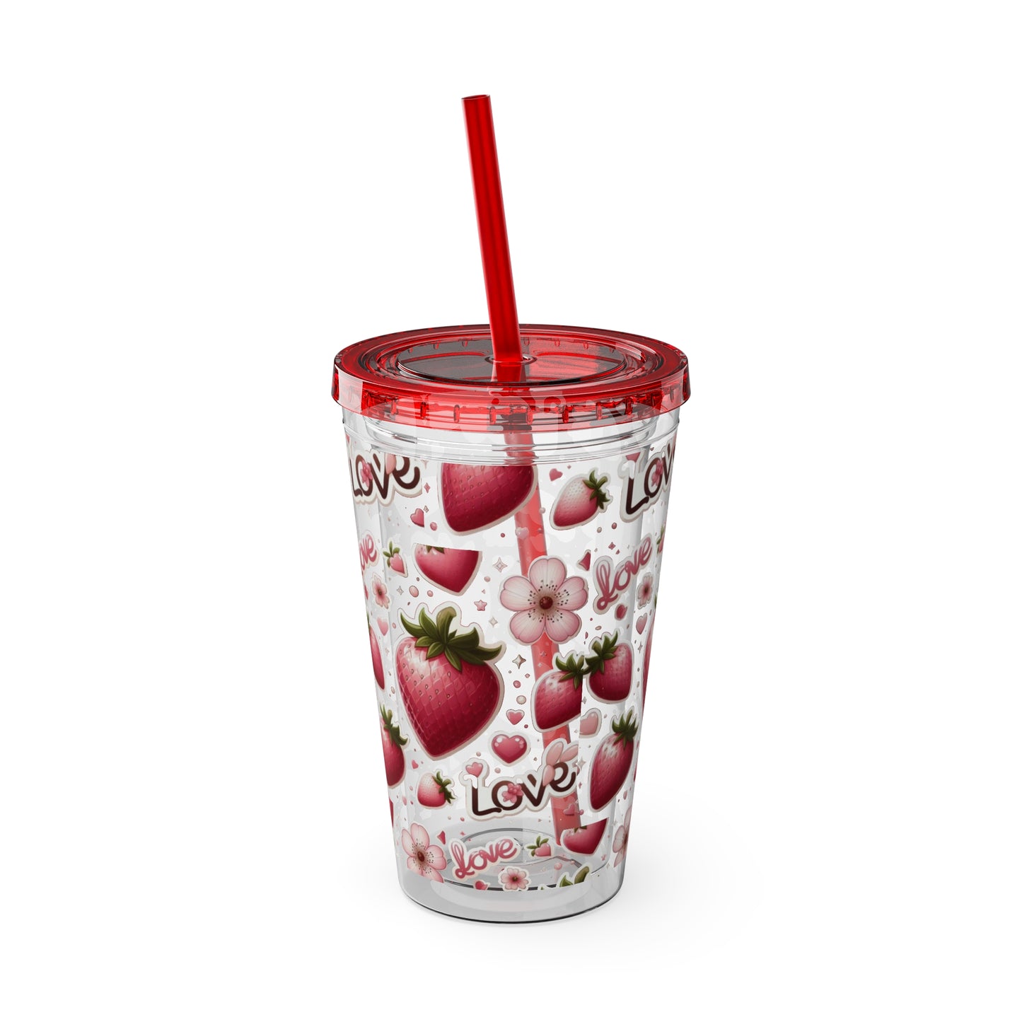 Sunsplash Tumbler with Straw, 16oz