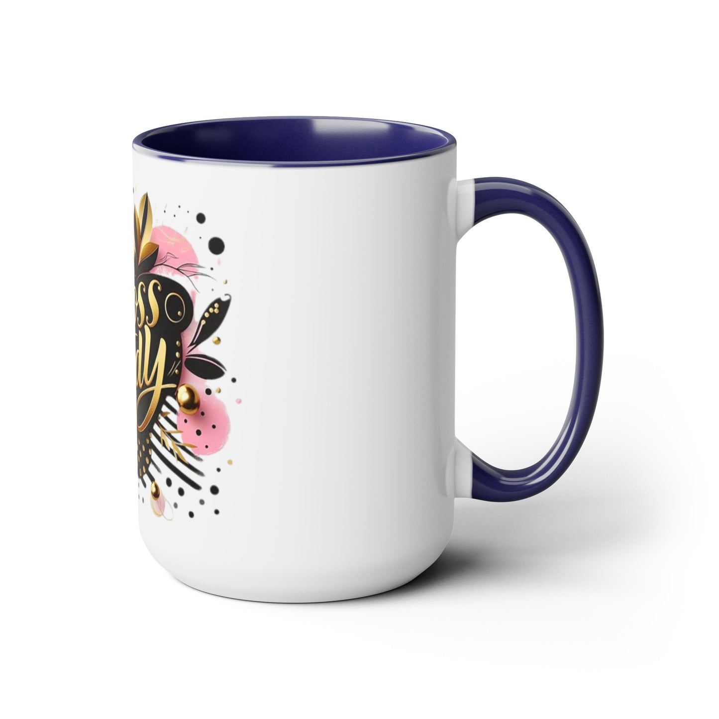 Two-Tone Coffee Mugs, 15oz