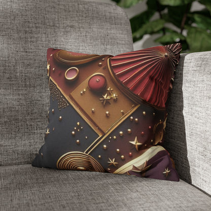 Spun Polyester Square Pillow Case