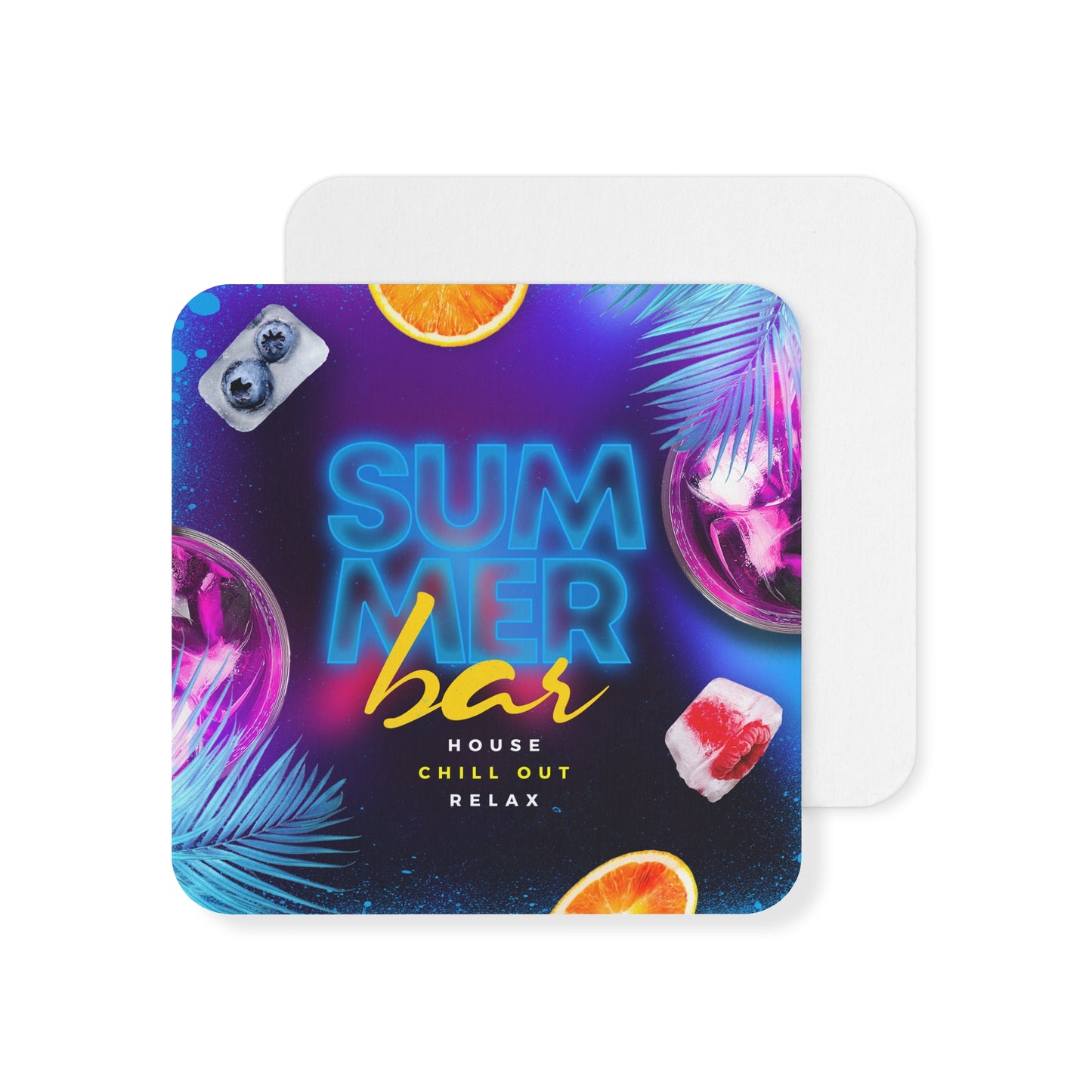 Summer Bar Coasters (50, 100 pcs)