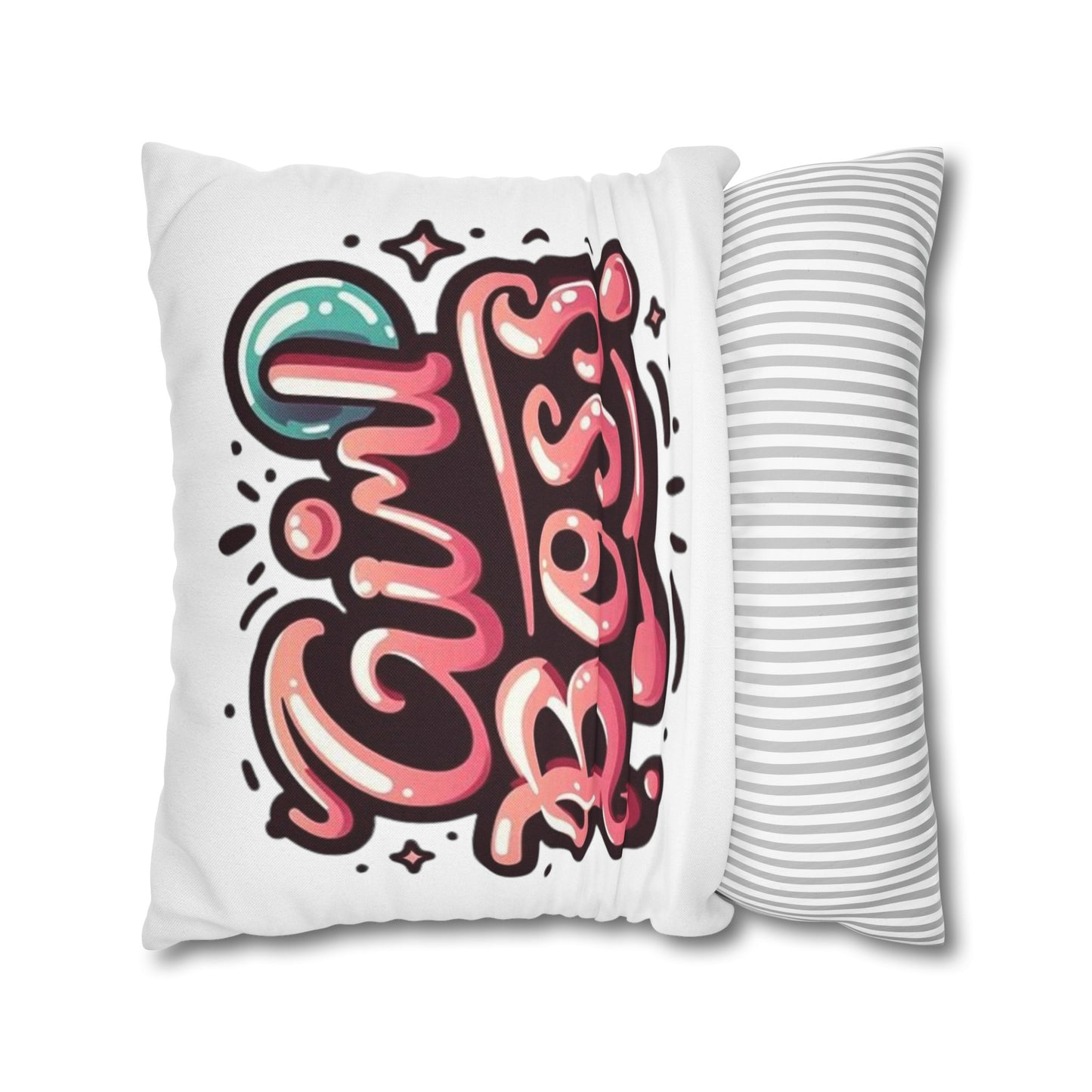 Spun Polyester Square Pillowcase