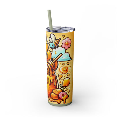 Winnie the Pooh  Skinny Tumbler with Straw, 20oz