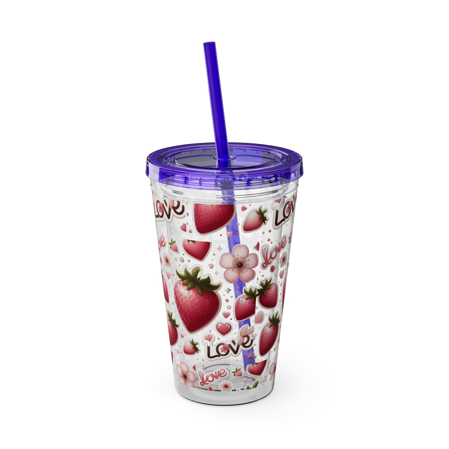 Sunsplash Tumbler with Straw, 16oz