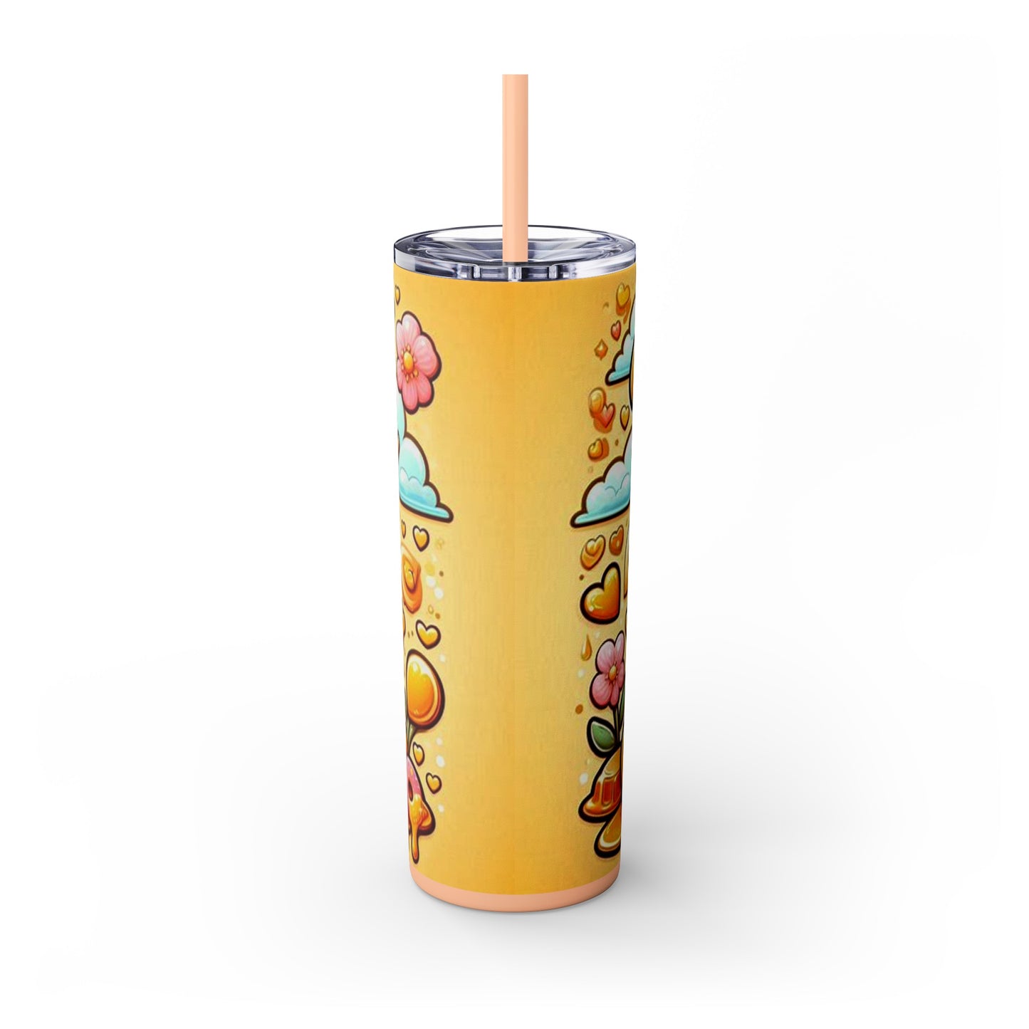 Winnie the Pooh  Skinny Tumbler with Straw, 20oz