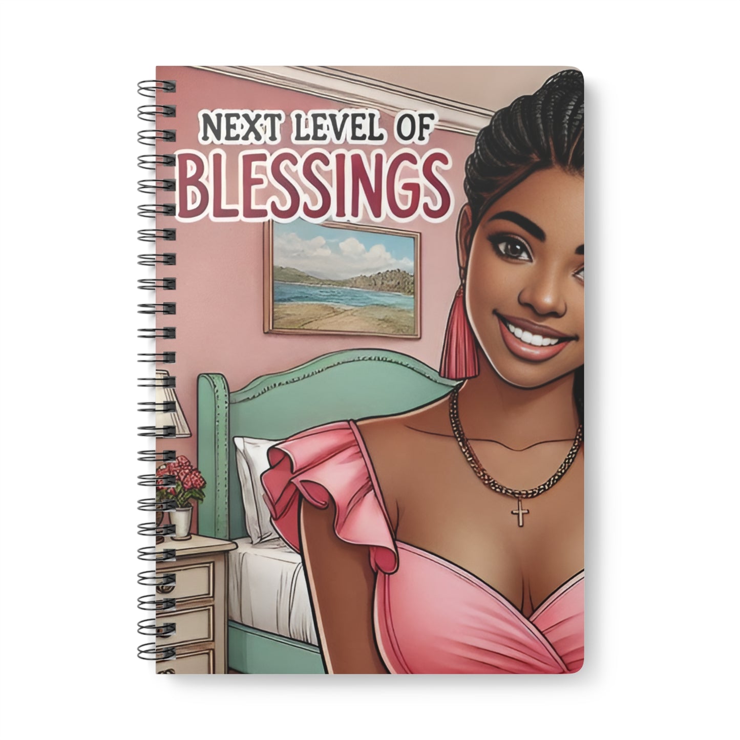 Next Level of Blessings A5 Notebook - Inspirational Softcover Journal