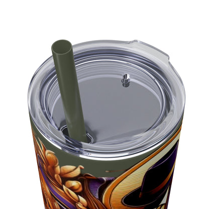 Boss Skinny Tumbler with Straw, 20oz