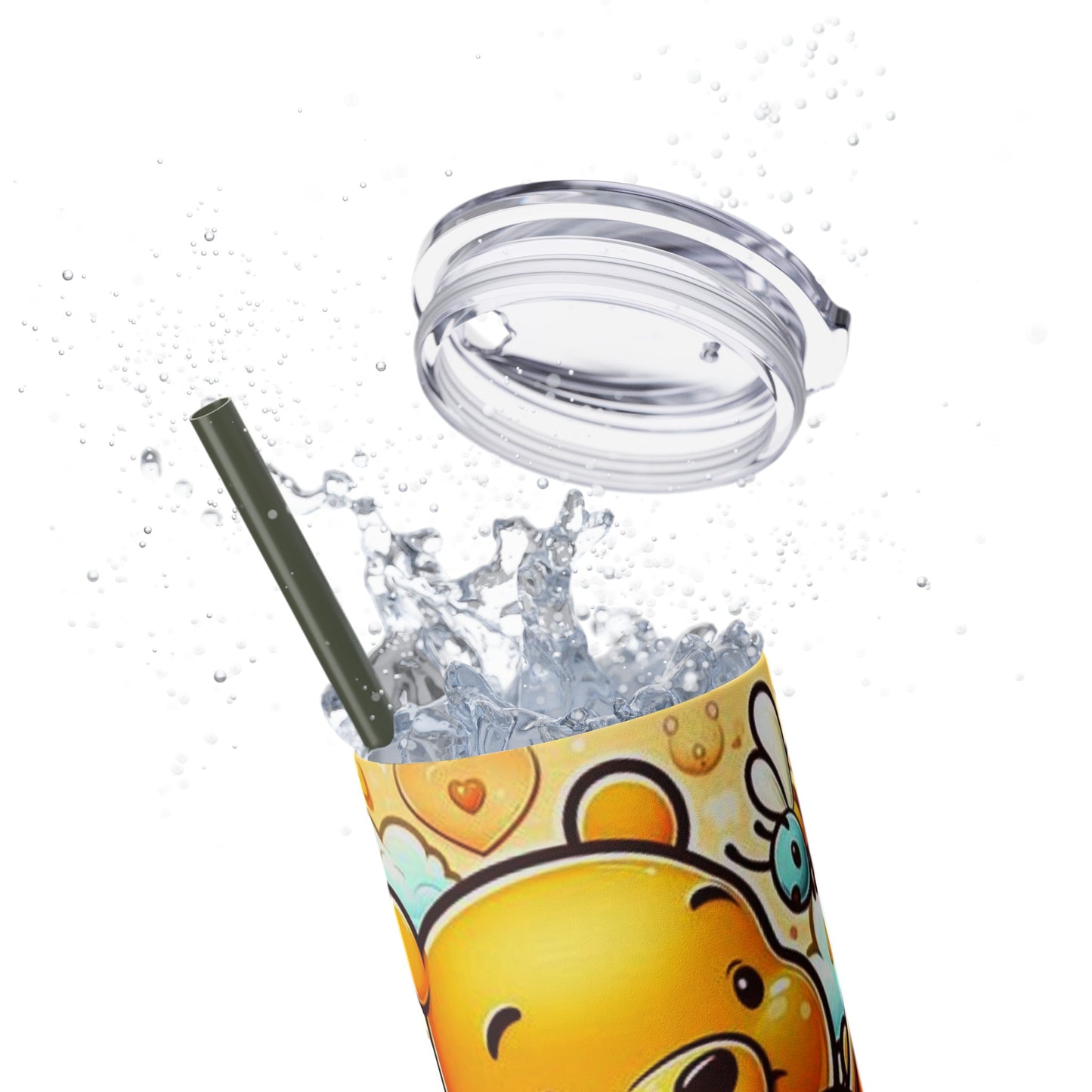 Winnie the Pooh  Skinny Tumbler with Straw, 20oz