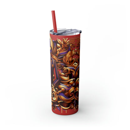 Boss Skinny Tumbler with Straw, 20oz