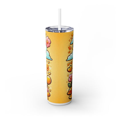 Winnie the Pooh  Skinny Tumbler with Straw, 20oz