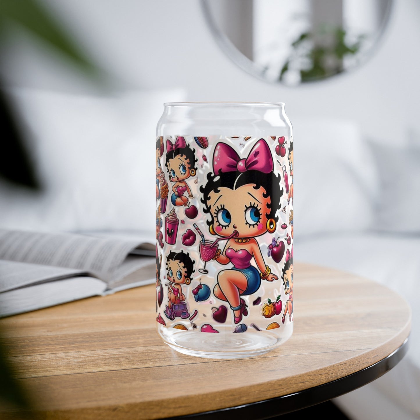 Betty Boop Sipper Glass