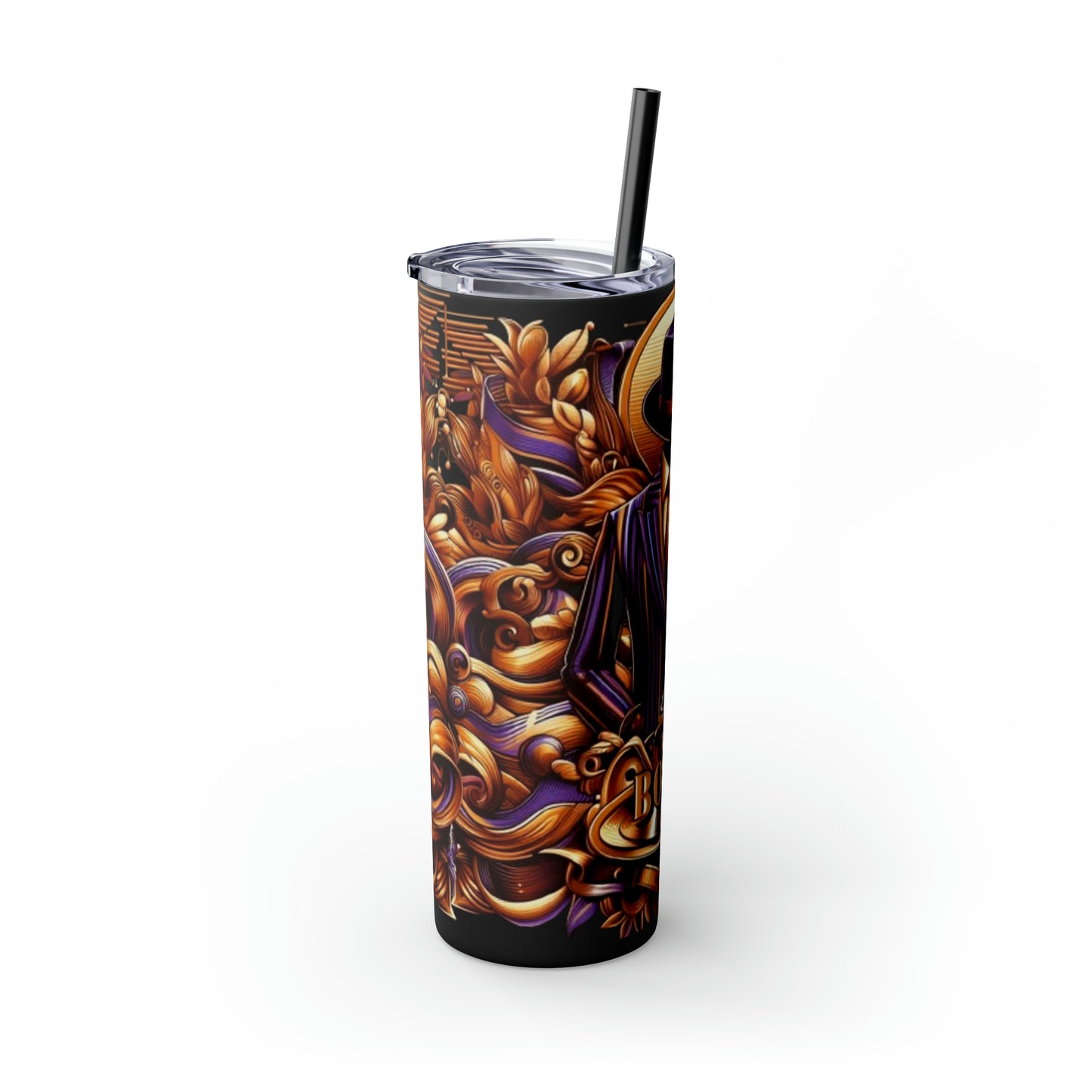 Boss Skinny Tumbler with Straw, 20oz