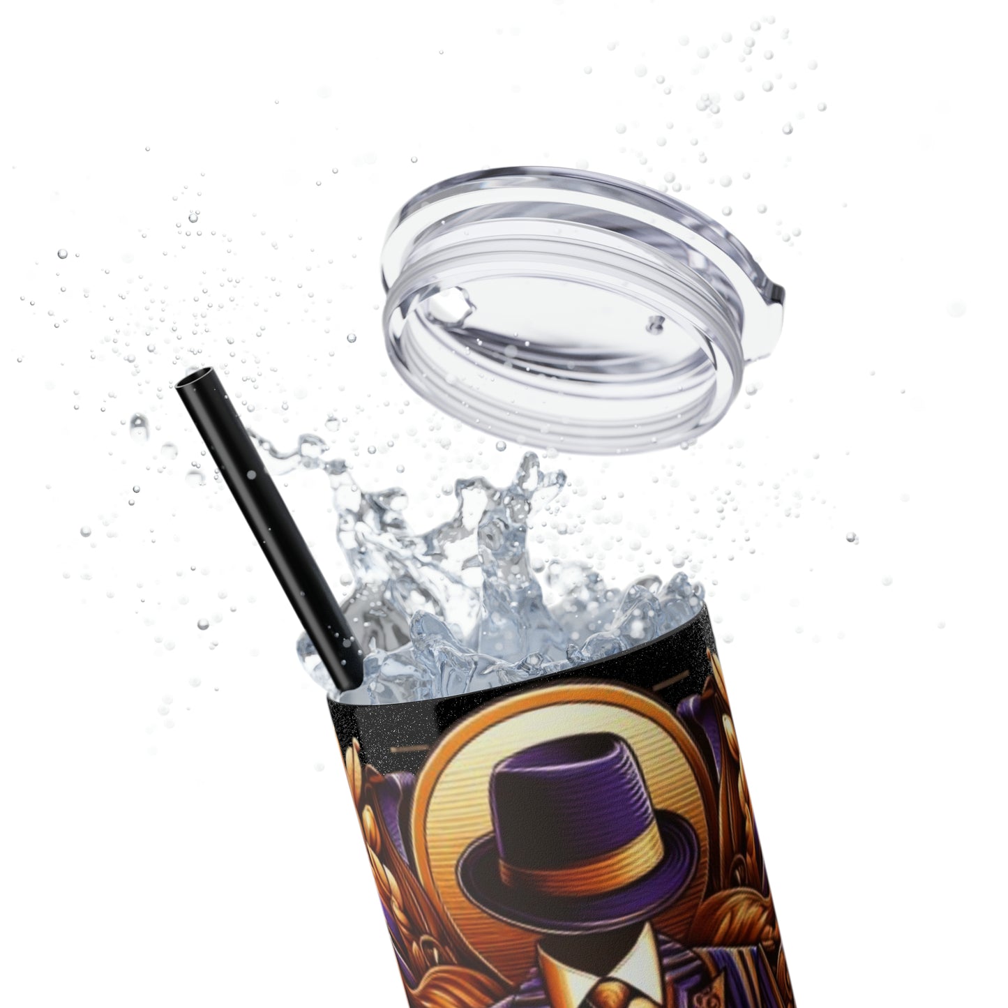 Boss Skinny Tumbler with Straw, 20oz