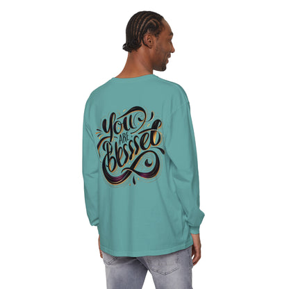 Unisex Garment-dyed Long Sleeve T-Shirt