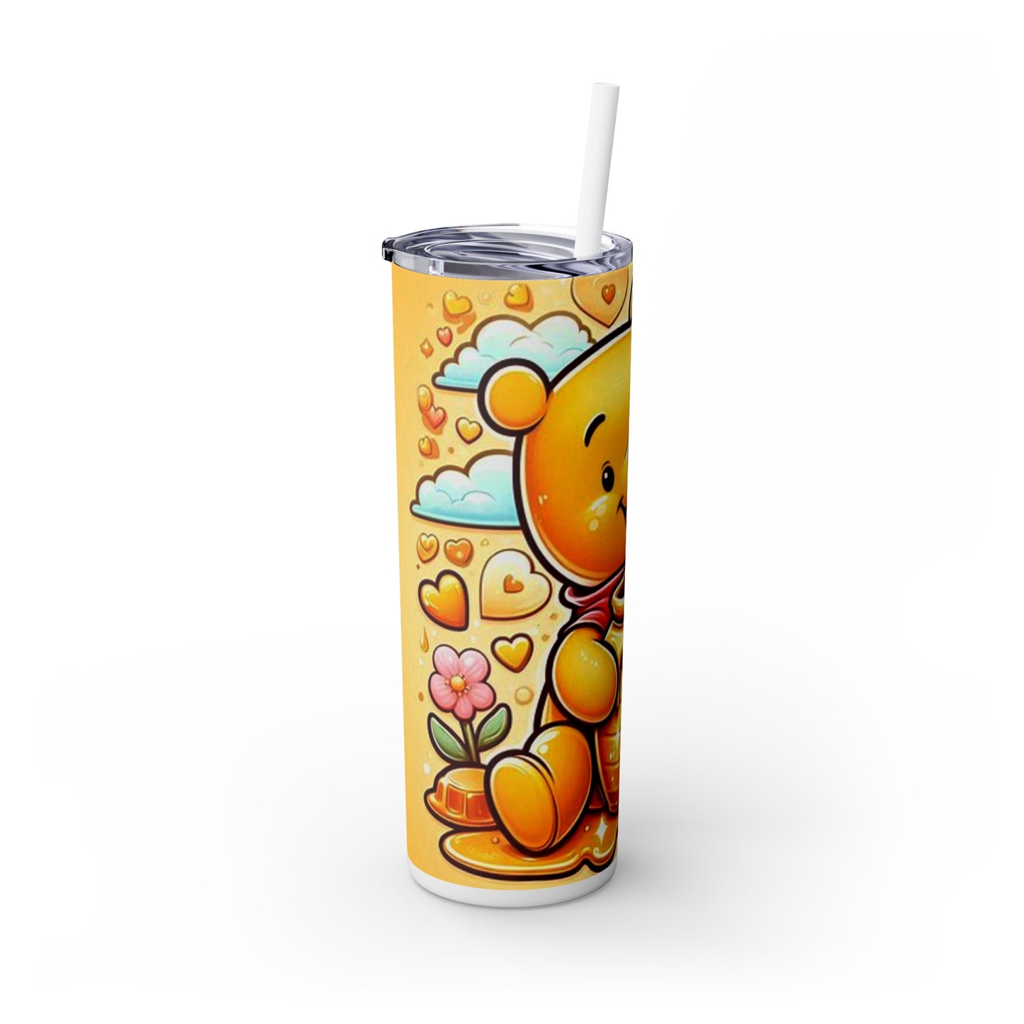 Winnie the Pooh  Skinny Tumbler with Straw, 20oz