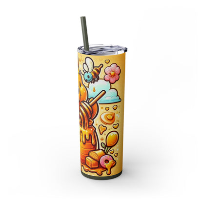 Winnie the Pooh  Skinny Tumbler with Straw, 20oz