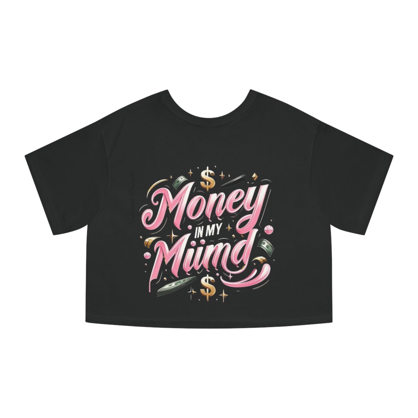 Money On My Mind Cropped T-Shirt