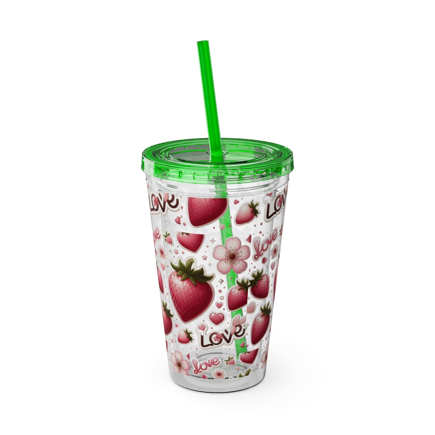 Sunsplash Tumbler with Straw, 16oz