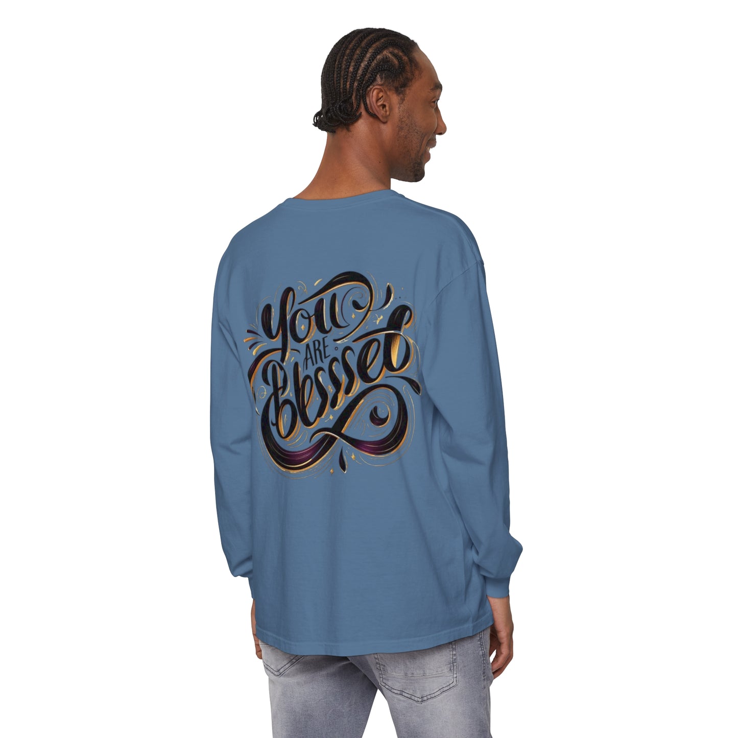 Unisex Garment-dyed Long Sleeve T-Shirt